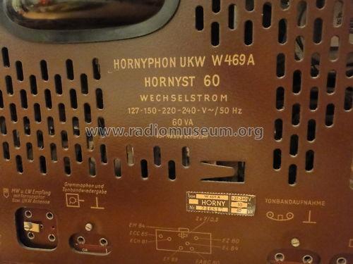 Hornyst 60 W469A; Horny Hornyphon; (ID = 908781) Radio