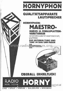 Maestro 691E & 691EA; Horny Hornyphon; (ID = 10139) Radio