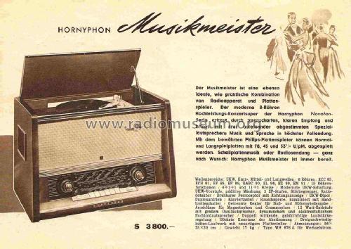 Musikmeister 57 WH676A; Horny Hornyphon; (ID = 707016) Radio