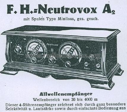 Neutrovox A2 ; Horny Hornyphon; (ID = 375274) Radio
