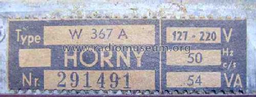 Page W367A; Horny Hornyphon; (ID = 1244498) Radio