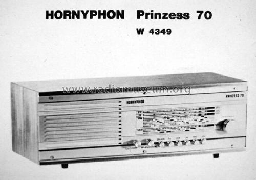 Prinzess 70 W4349; Horny Hornyphon; (ID = 71447) Radio