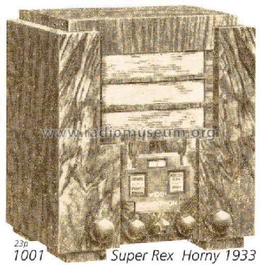 Super-Rex 1001W ; Horny Hornyphon; (ID = 1654) Radio