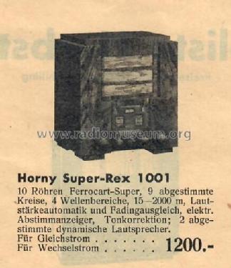 Super-Rex 1001W ; Horny Hornyphon; (ID = 2357535) Radio