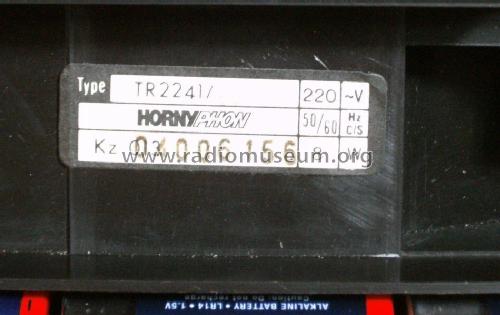 TR2241 /09; Horny Hornyphon; (ID = 2249436) Radio