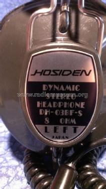 Dynamic Stereo Headphone DH-03BF-S; Hosiden; Osaka (ID = 1536191) Speaker-P