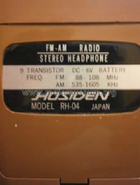 FM-AM Radio Stereo Headphone RH-04; Hosiden; Osaka (ID = 2512482) Radio