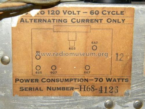 68 ; Howard Radio Company (ID = 1162857) Radio