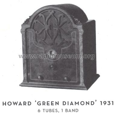 Green Diamond Ch= SG-B; Howard Radio Company (ID = 1586808) Radio