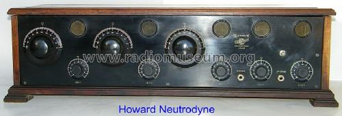 Neutrodyne Early; Howard Radio Company (ID = 1556854) Radio