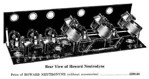 Neutrodyne Early; Howard Radio Company (ID = 1556868) Radio