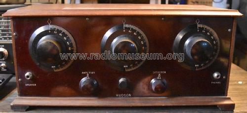Hudson TRF ; Hudson Radio & (ID = 2132508) Radio