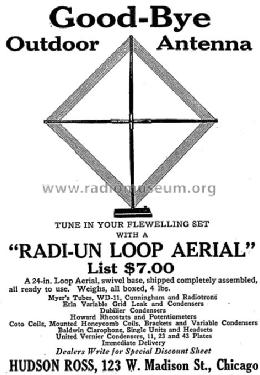 Radi-Un Loop Aerial ; Hudson-Ross, Inc. (ID = 1447067) Antenna