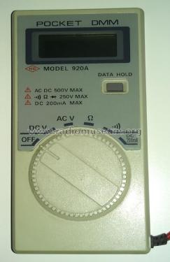 Pocket DMM 920A; Hung Chang Co. Ltd., (ID = 2360494) Equipment