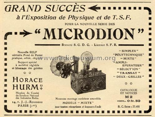 Microdion mixte ; Hurm, Horace, Hurm (ID = 2594956) Radio