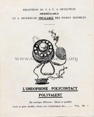 Ondophone-Polycontact Polyvalent ; Hurm, Horace, Hurm (ID = 2595704) Crystal