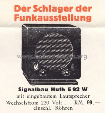 E092W; Huth, Signalbau AG, (ID = 1268027) Radio