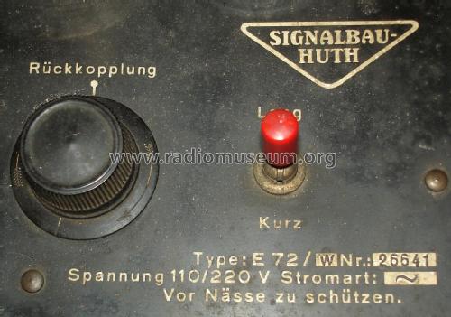 E72W; Huth, Signalbau AG, (ID = 2973429) Radio