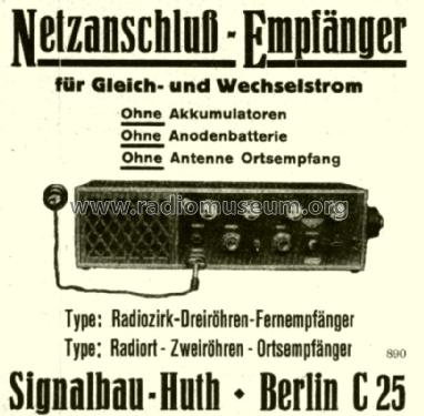 Radiozirk E063G; Huth, Signalbau AG, (ID = 1610702) Radio