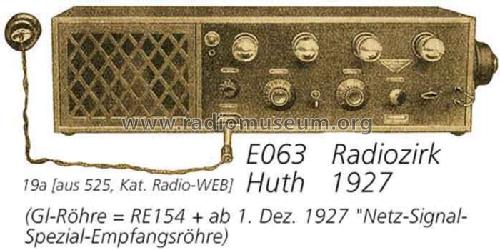 Radiozirk E063W; Huth, Signalbau AG, (ID = 1713) Radio