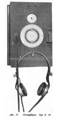 Uhrempfänger E16; Huth, Signalbau AG, (ID = 1887988) Galène