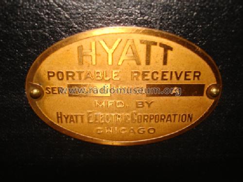 A ; Hyatt Electric Corp. (ID = 995963) Radio