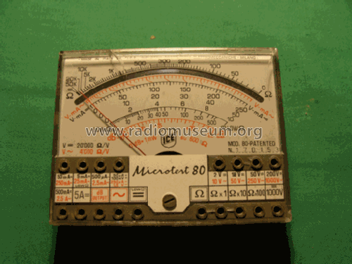 Microtest 80; ICE, I.C.E.; Milano (ID = 1221327) Equipment