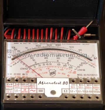 Microtest 80; ICE, I.C.E.; Milano (ID = 1887055) Equipment