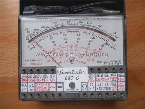 Supertester 680G; ICE, I.C.E.; Milano (ID = 1323262) Ausrüstung