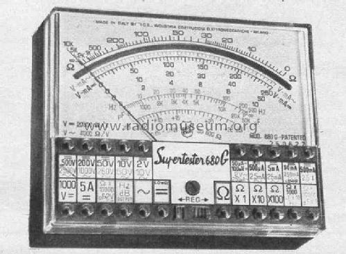 Supertester 680G; ICE, I.C.E.; Milano (ID = 434876) Ausrüstung