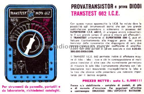 Transtest 662; ICE, I.C.E.; Milano (ID = 1103618) Equipment