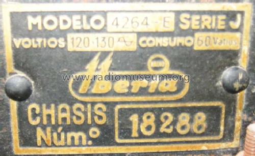 4264-E; Iberia Radio, S.A.; (ID = 1434043) Radio