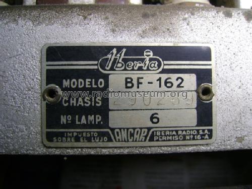 BF-162; Iberia Radio, S.A.; (ID = 1568476) Radio