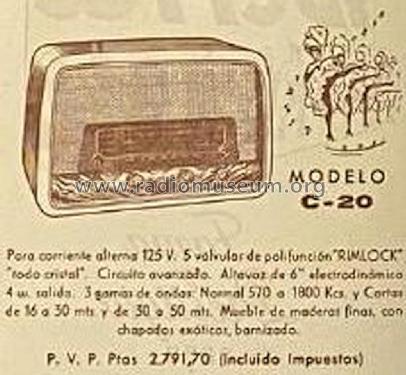 C-20; Iberia Radio, S.A.; (ID = 3075005) Radio