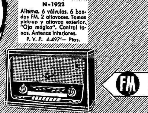 N-1922; Iberia Radio SA; (ID = 627141) Radio