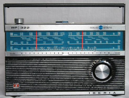 Super Sensible Solid State RP 322; Iberia Radio SA; (ID = 1982862) Radio