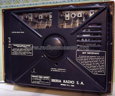 VS-2183; Iberia Radio SA; (ID = 2516671) Television