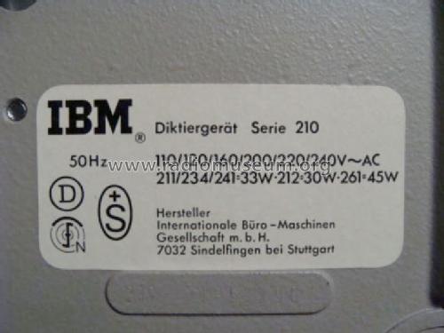 Diktiergerät - Voice Recorder Series 210; IBM; Armonk, N.Y. (ID = 1620969) R-Player