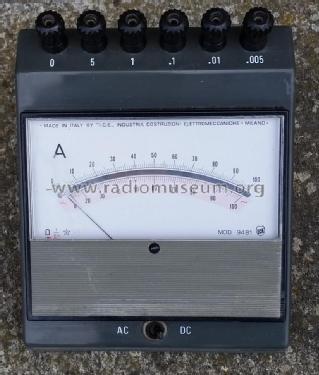 Amperometro 9481; ICE, I.C.E.; Milano (ID = 2527685) Equipment