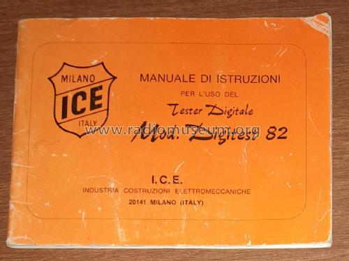 Digitest 82; ICE, I.C.E.; Milano (ID = 2830856) Ausrüstung