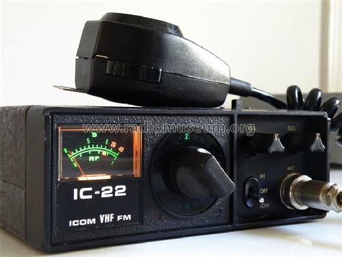 VHF FM Transceiver IC-22; Icom, Inoue (ID = 1513884) Amat TRX