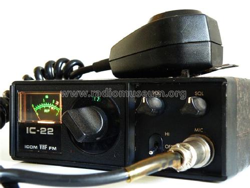 VHF FM Transceiver IC-22; Icom, Inoue (ID = 1513889) Amat TRX