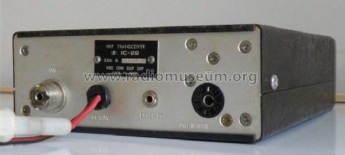 VHF FM Transceiver IC-22; Icom, Inoue (ID = 1513894) Amat TRX