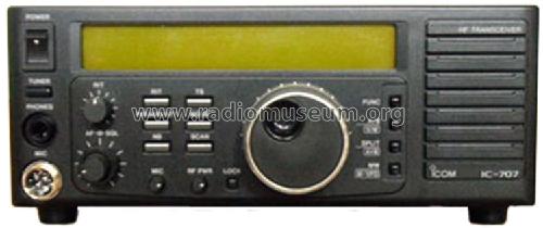 KW-Transceiver IC-707; Icom, Inoue (ID = 784720) Amat TRX