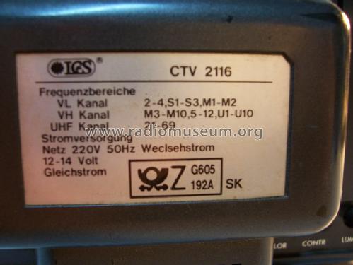 CTV-2116; ICS/SEC Selectronic (ID = 1362261) Televisión