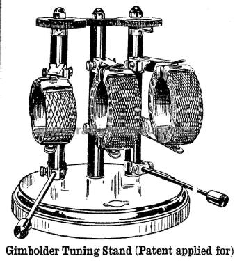 Gimholder Tuning Stand ; Igranic Electric Co. (ID = 1083723) Radio part