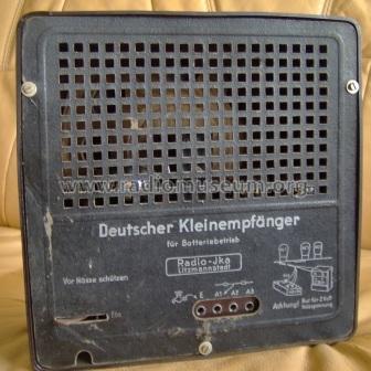 Deutscher Kleinempfänger für Batteriebetrieb DKE38B; Ika Radio Radio IKA; (ID = 368115) Radio