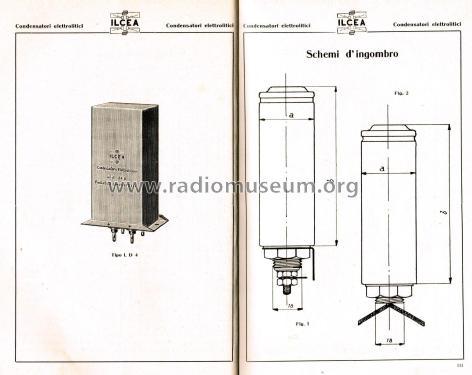 Condensatori Elettrolitici Alta Tensione; Ilcea - Orion; (ID = 2625068) Radio part