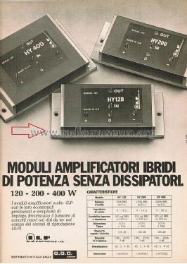 Hybrid Amplifier Module HY120; ILP Electronics (ID = 2828419) Ampl/Mixer