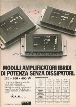 Hybrid Amplifier Module HY200; ILP Electronics (ID = 2828487) Ampl/Mixer